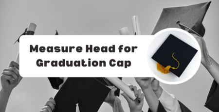 Measure head for graduation cap